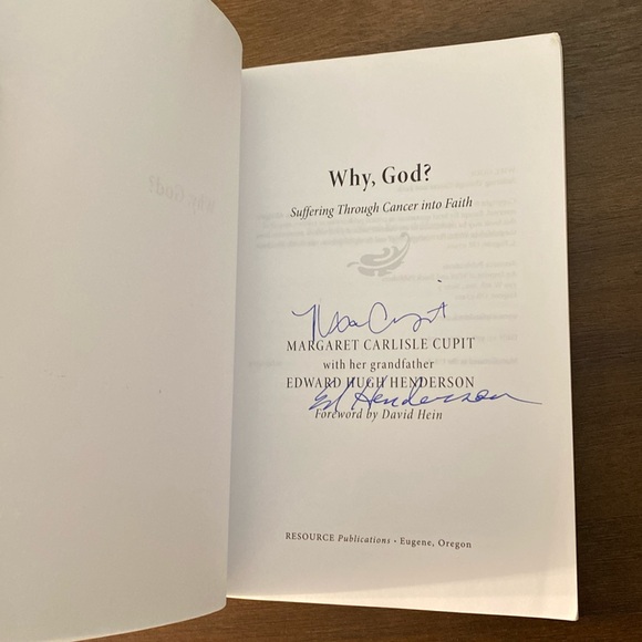 Why, God Suffering Through Cancer into Faith by Margaret Carlisle Cupit (signed) - Picture 2 of 11